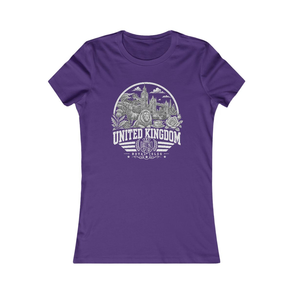 United Kingdom Women's Tee — Team Purple