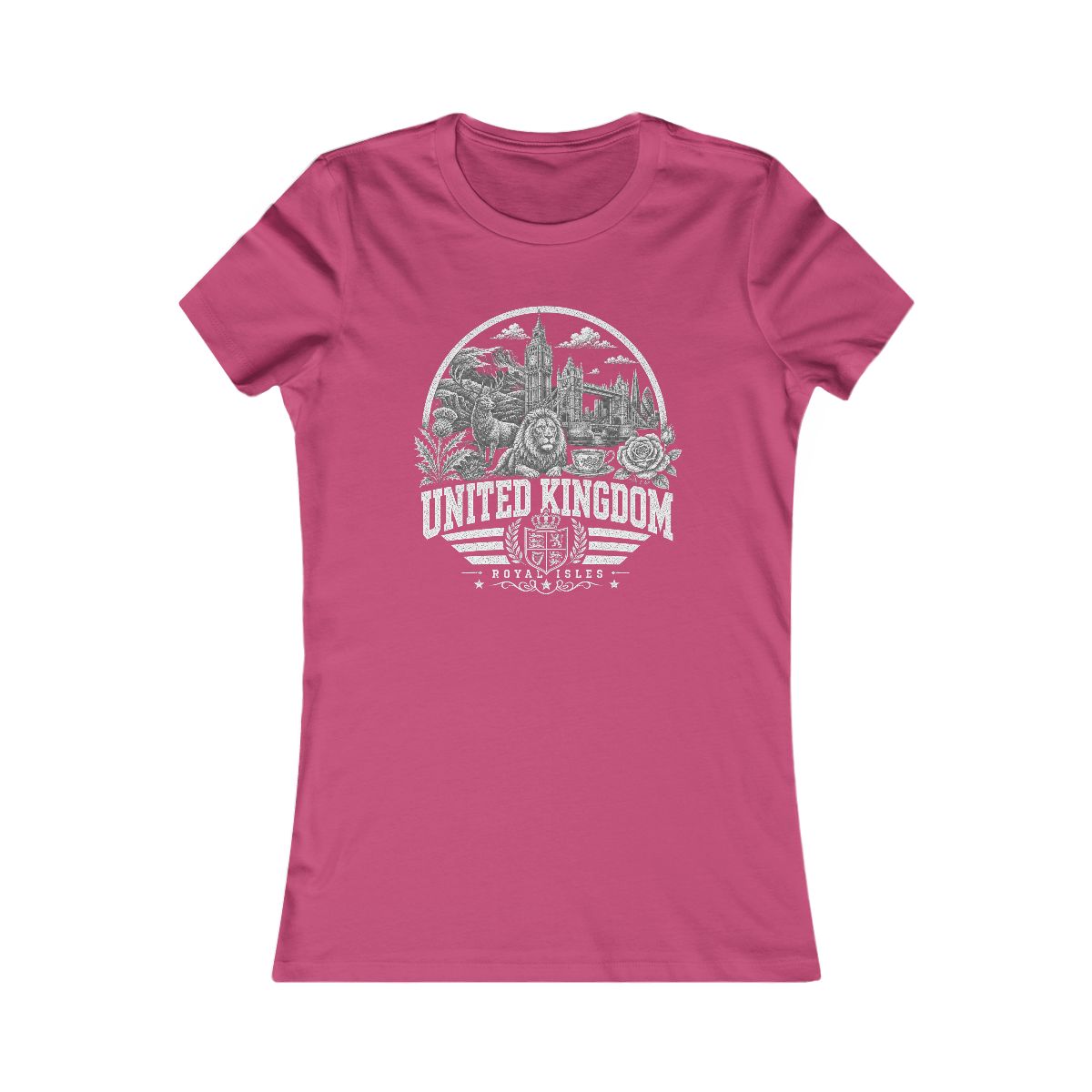 United Kingdom Women's Tee — Berry