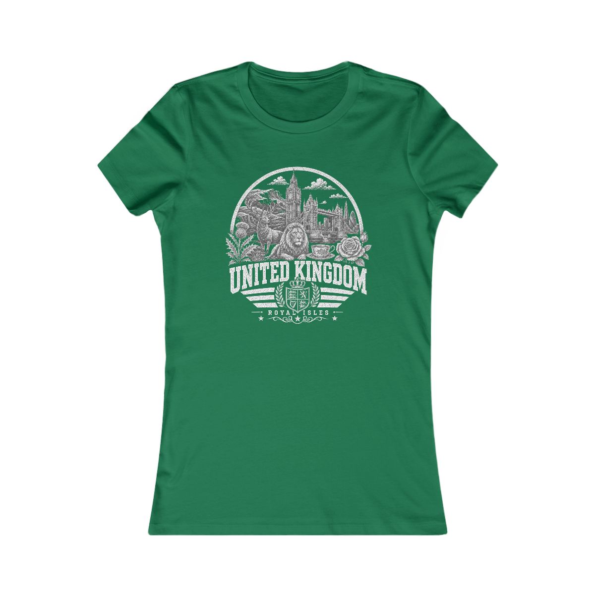 United Kingdom Women's Tee — Kelly