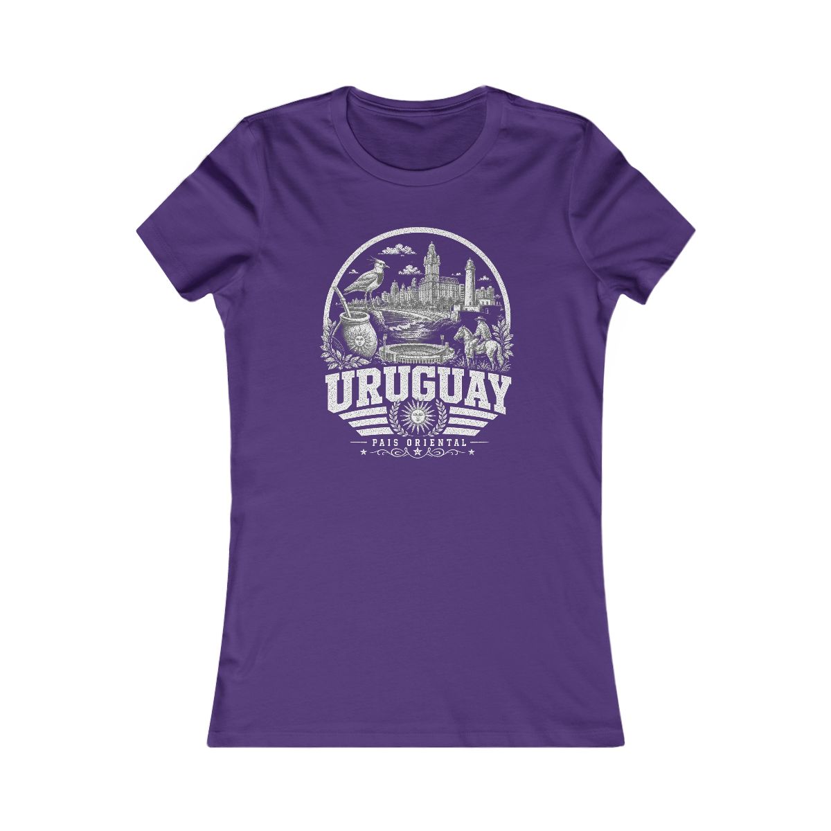Uruguay Women's Tee — Team Purple