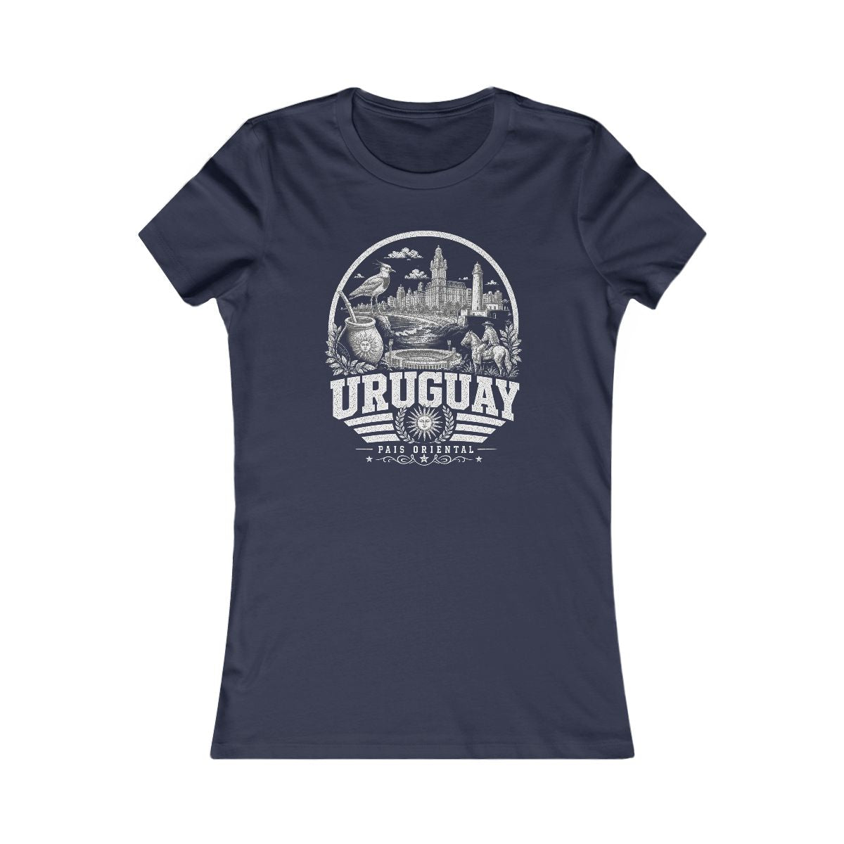 Uruguay Women's Tee — Navy
