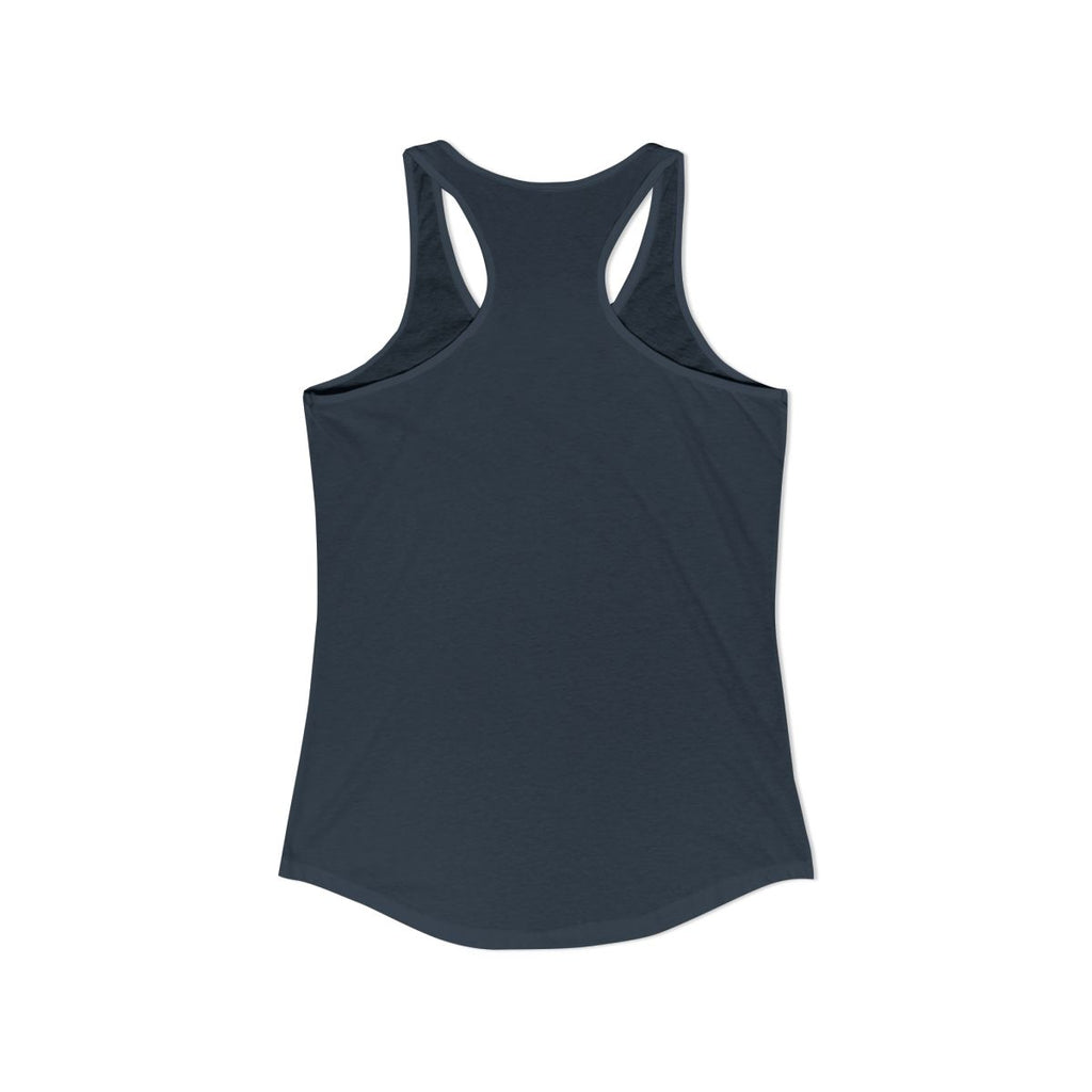 USA Slang Expressions Women's Tank Top — Solid Indigo (back)