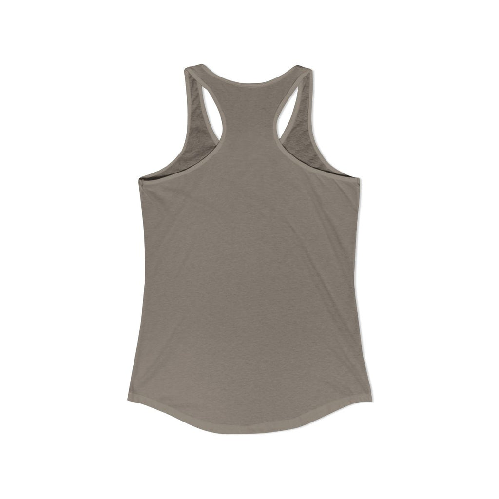 USA Slang Expressions Women's Tank Top — Solid Warm Gray (back)