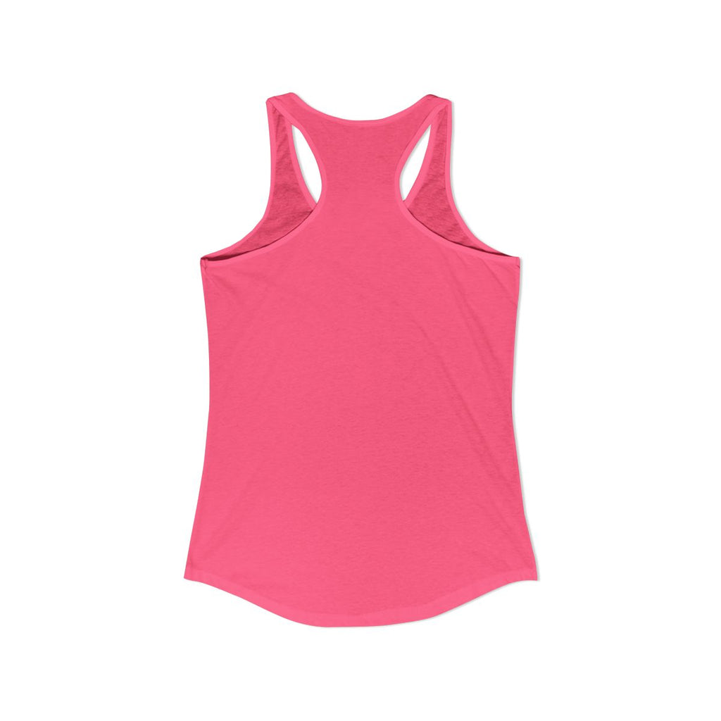 USA Slang Expressions Women's Tank Top — Solid Hot Pink (back)