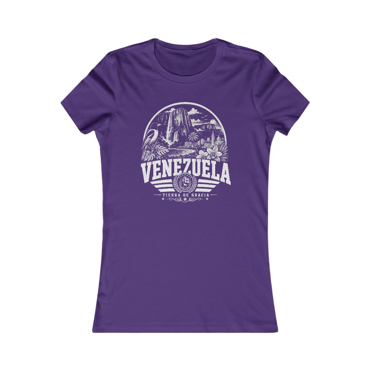 Venezuela Women's Tee — Team Purple