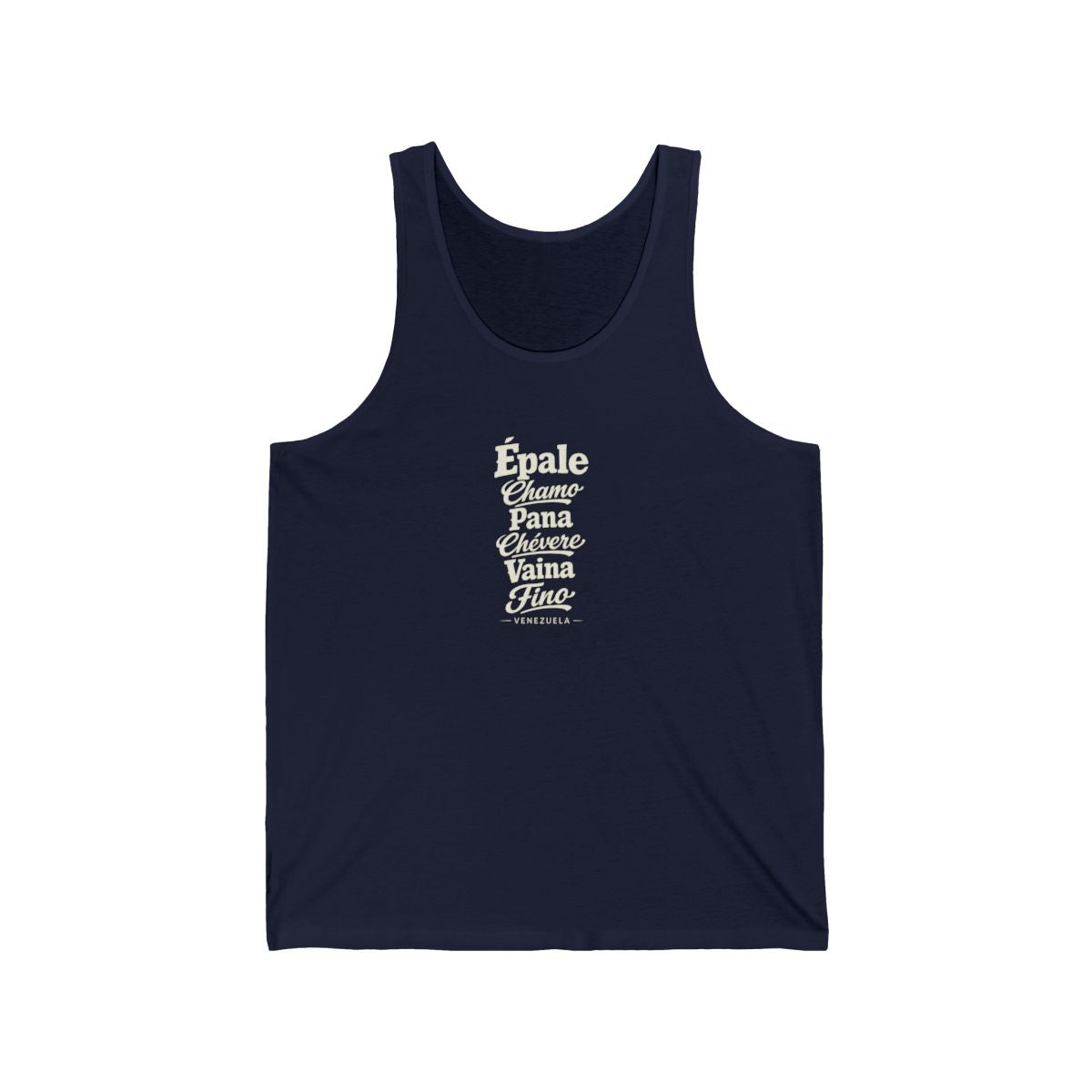 Venezuela local slang men's tank top — typographic sayings design | Nameshi Destinations (view 15)