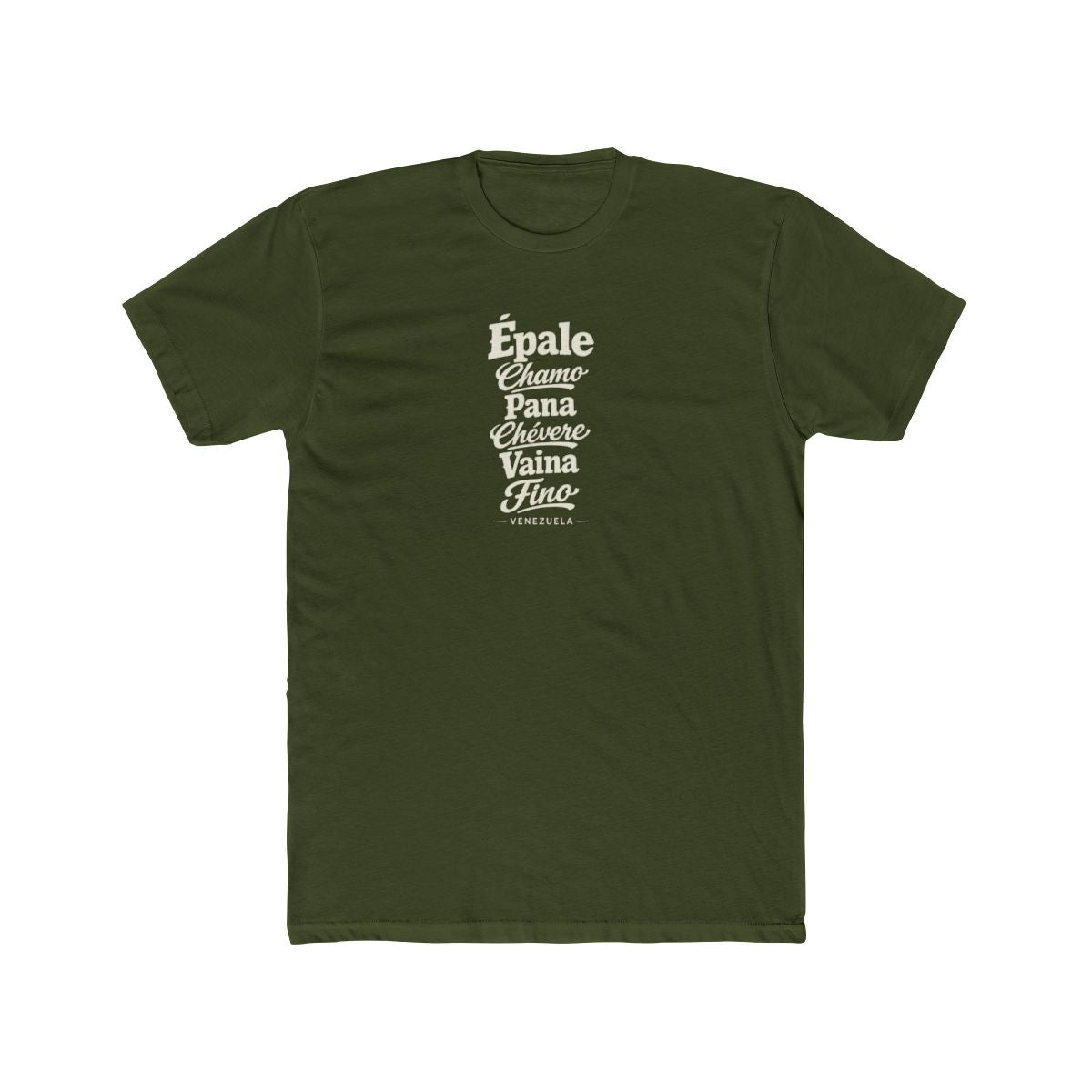Venezuela local slang men's tee — typographic sayings design | Nameshi Destinations (view 4)