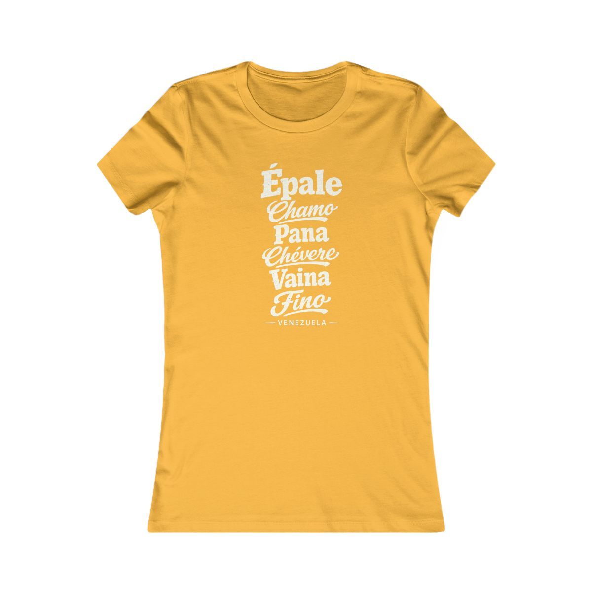 Venezuela local slang women's tee — typographic sayings design | Nameshi Destinations (view 8)