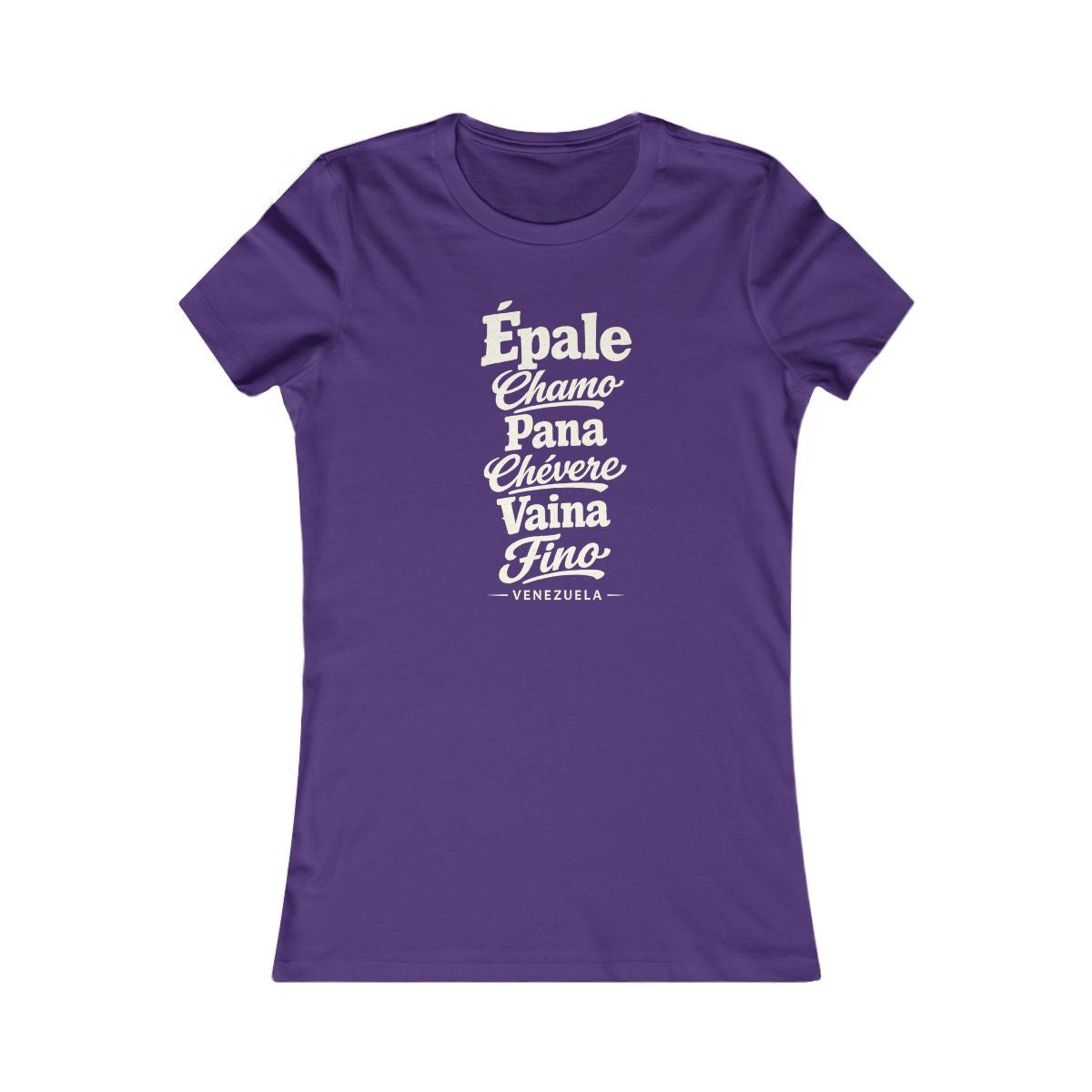 Venezuela local slang women's tee — typographic sayings design | Nameshi Destinations (view 6)